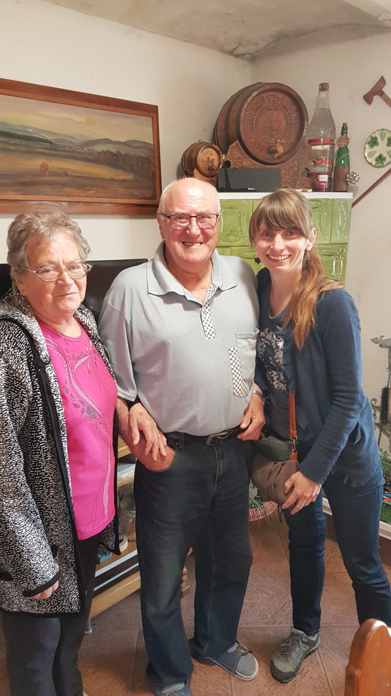 rodinná návštěva v Poteči s babičkou